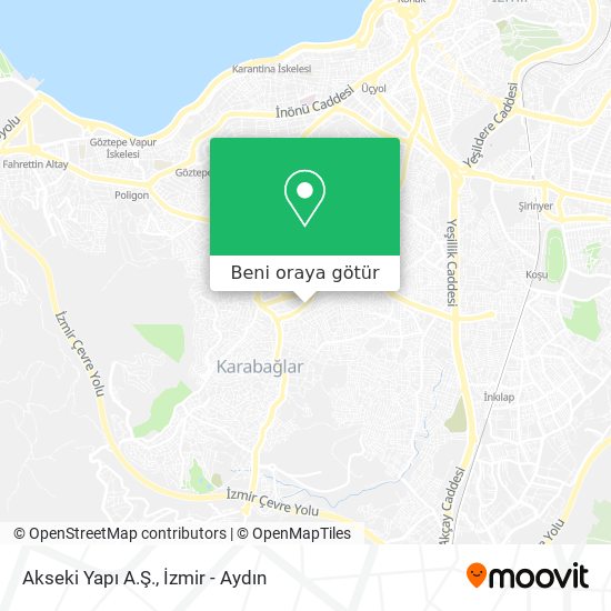 Akseki Yapı A.Ş. harita