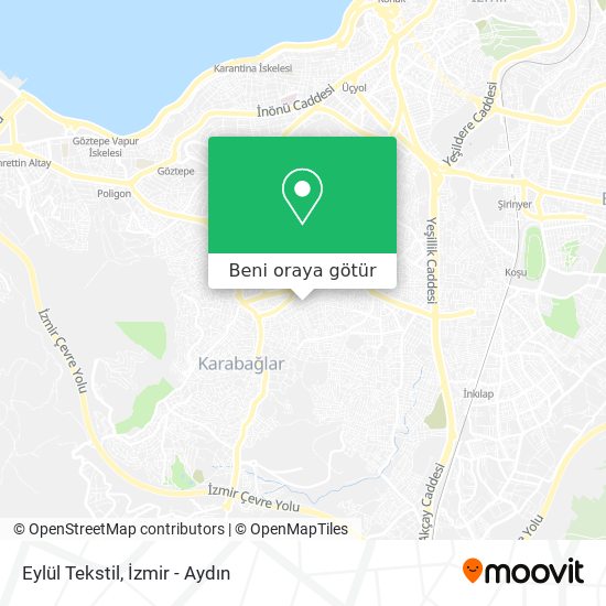 Eylül Tekstil harita