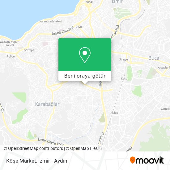 Köşe Market harita