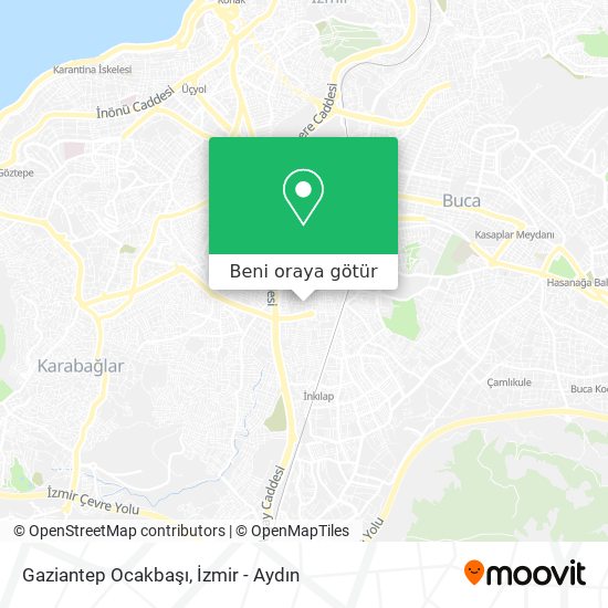 Gaziantep Ocakbaşı harita