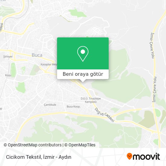 Cicikom Tekstil harita