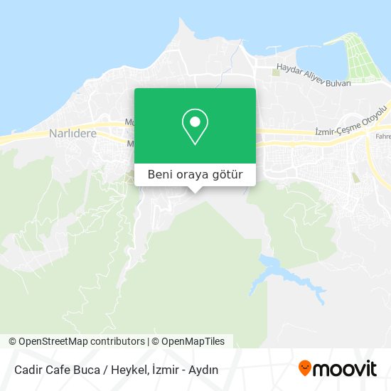 Cadir Cafe Buca / Heykel harita