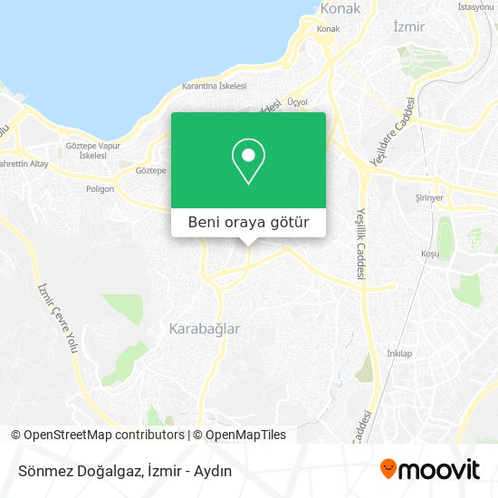 Sönmez Doğalgaz harita