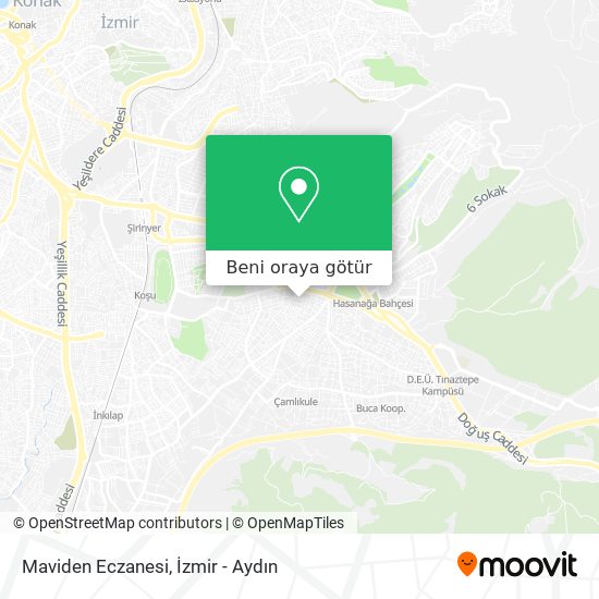 Maviden Eczanesi harita