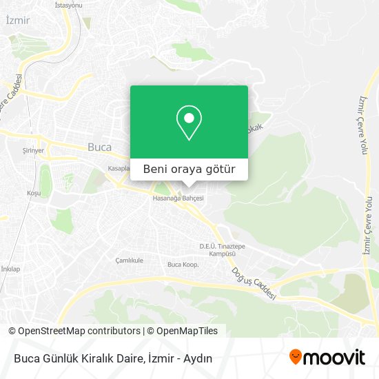 Buca Günlük Kiralık Daire harita