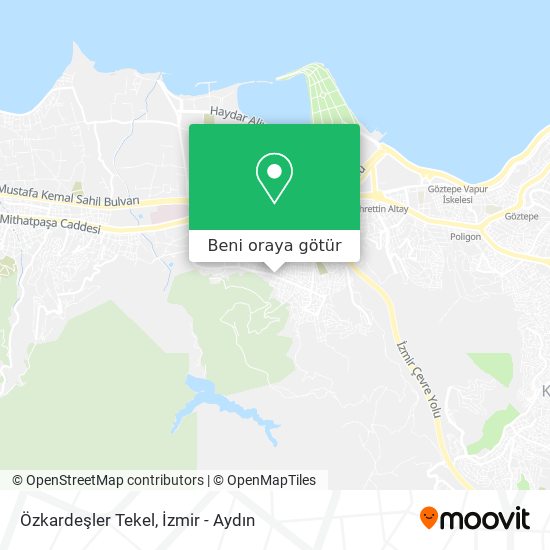 Özkardeşler Tekel harita