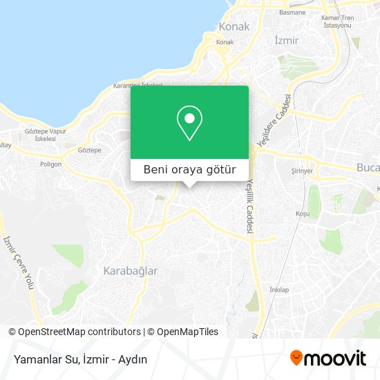 Yamanlar Su harita