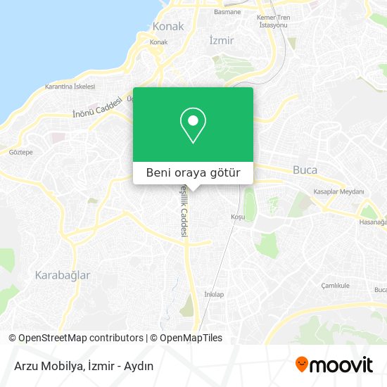 Arzu Mobilya harita