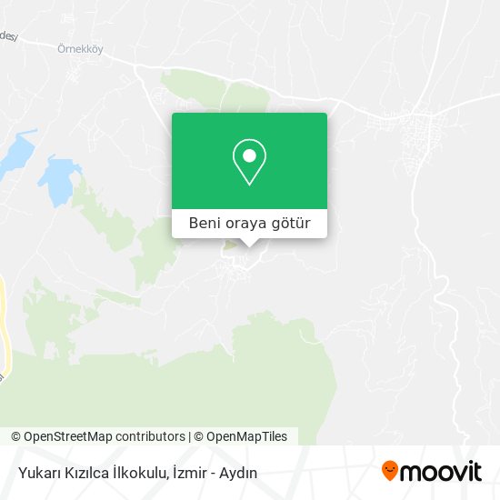 Yukarı Kızılca İlkokulu harita