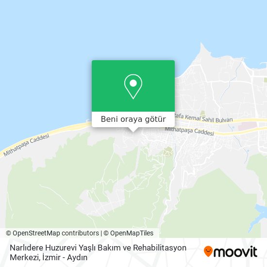 Narlıdere Huzurevi Yaşlı Bakım ve Rehabilitasyon Merkezi harita