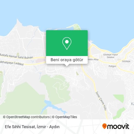 Efe Sıhhi Tesisat harita