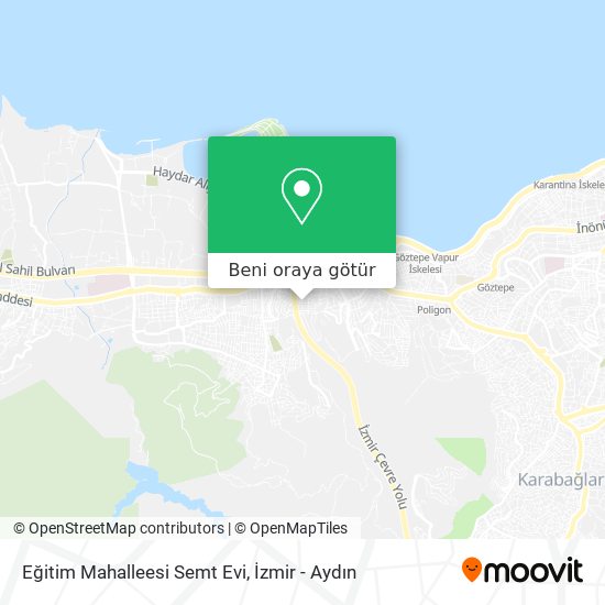 Eğitim Mahalleesi Semt Evi harita