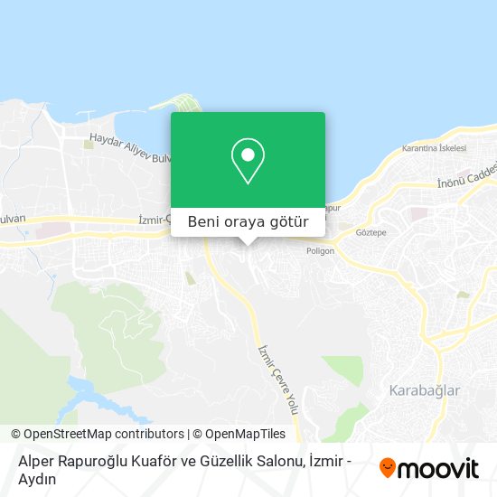 Alper Rapuroğlu Kuaför ve Güzellik Salonu harita