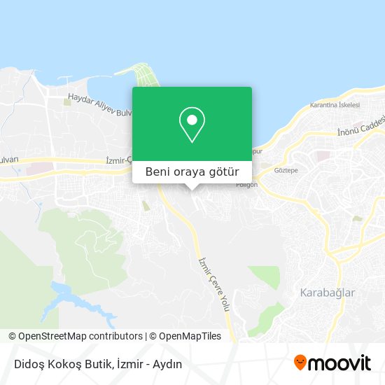 Didoş Kokoş Butik harita