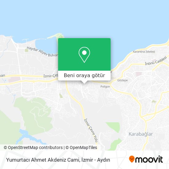 Yumurtacı Ahmet Akdeniz Cami harita