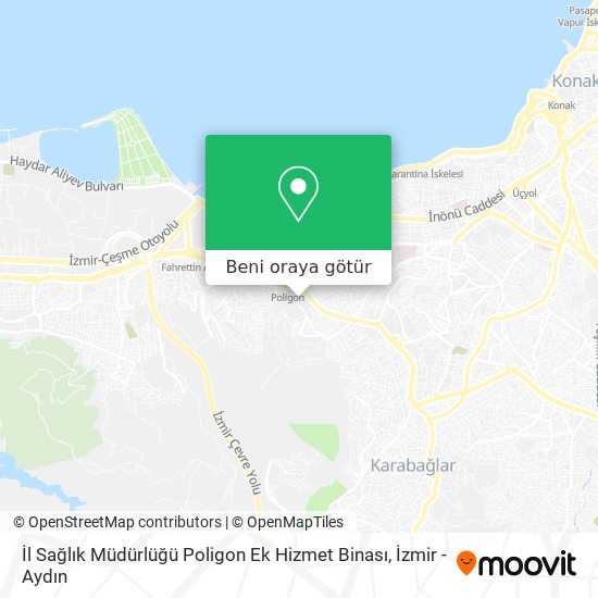 İl Sağlık Müdürlüğü Poligon Ek Hizmet Binası harita
