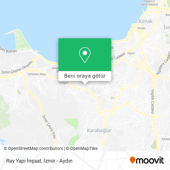 Ray Yapı İnşaat harita