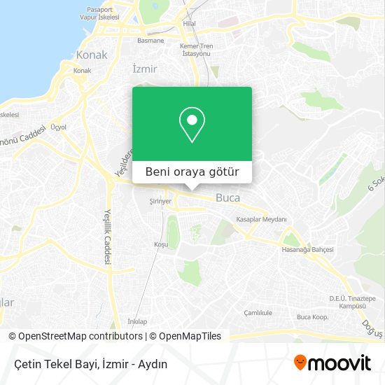 Çetin Tekel Bayi harita