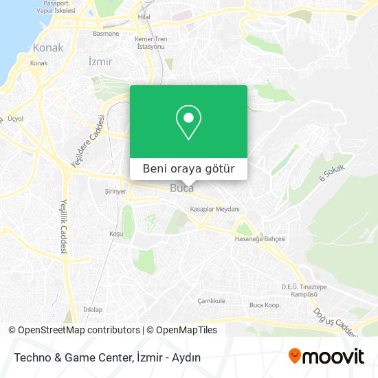 Techno & Game Center harita