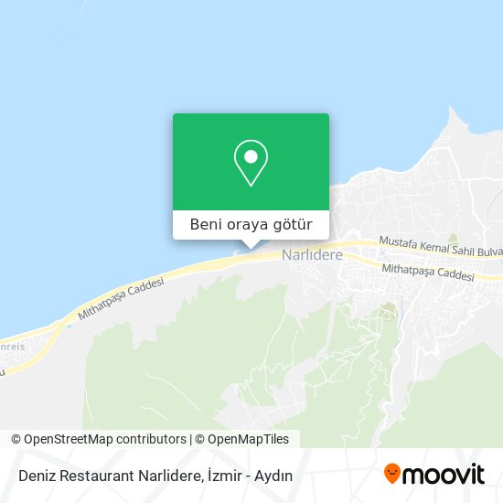 Deniz Restaurant Narlidere harita