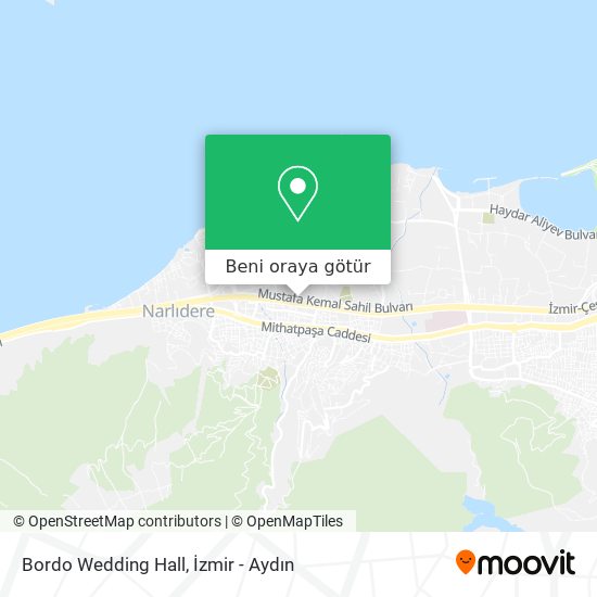 Bordo Wedding Hall harita