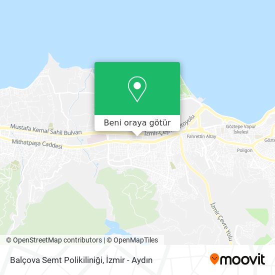 Balçova Semt Polikiliniği harita