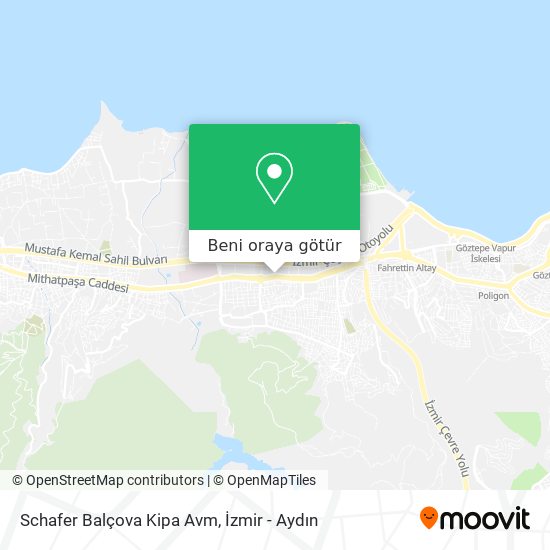 Schafer Balçova Kipa Avm harita