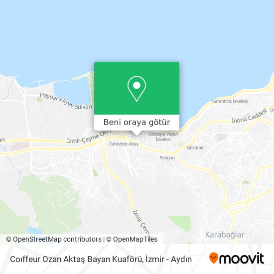 Coıffeur Ozan Aktaş Bayan Kuaförü harita