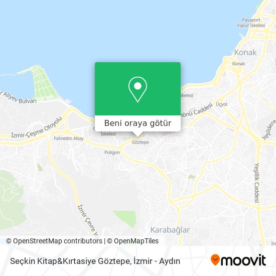 Seçkin Kitap&Kırtasiye Göztepe harita