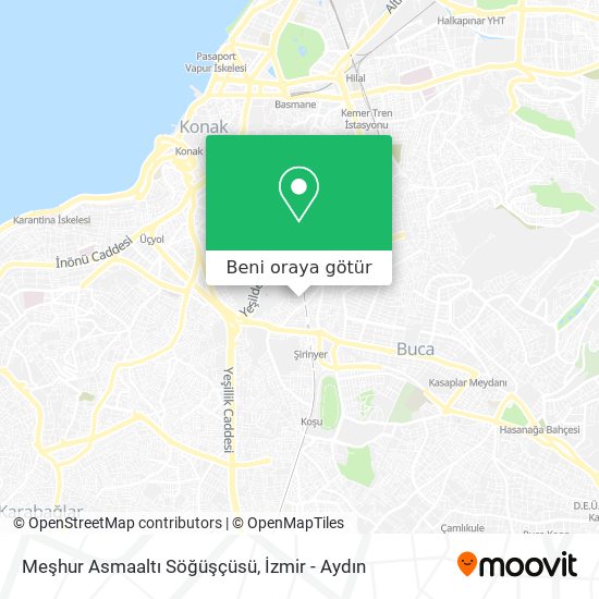 Meşhur Asmaaltı Söğüşçüsü harita