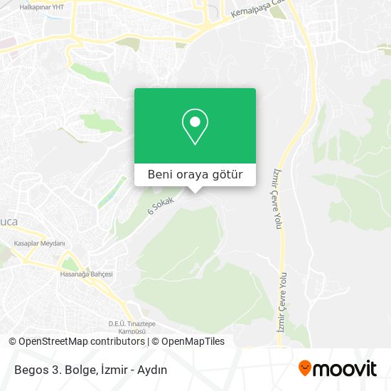 Begos 3. Bolge harita