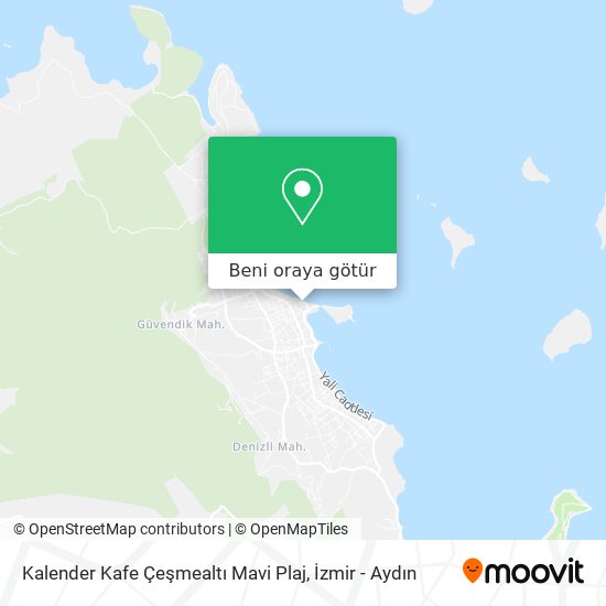 Kalender Kafe Çeşmealtı Mavi Plaj harita
