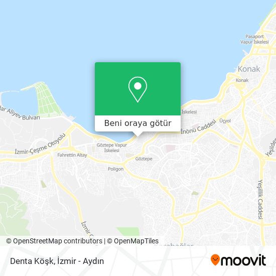 Denta Köşk harita