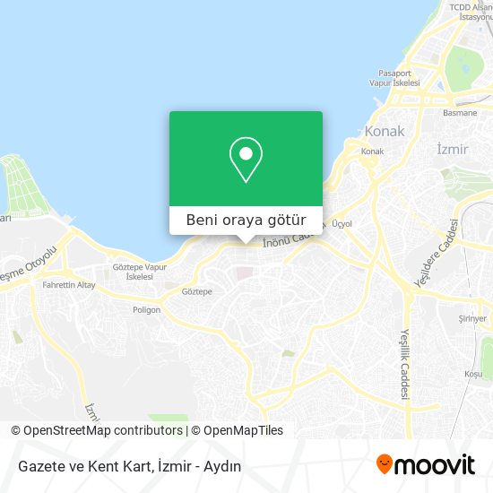 Gazete ve Kent Kart harita