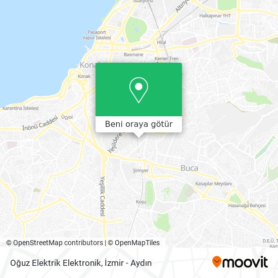 Oğuz Elektrik Elektronik harita