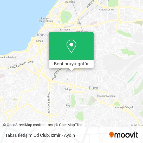 Takas İletişim Cd Club harita