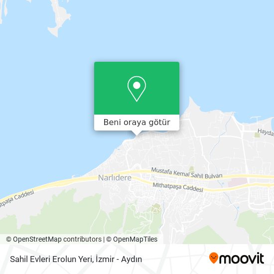 Sahil Evleri Erolun Yeri harita