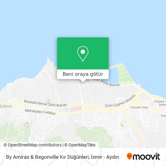 By Amiras & Begonville Kır Düğünleri harita