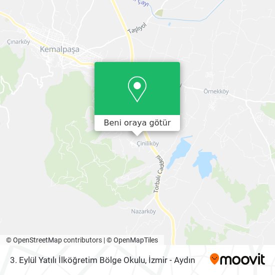 3. Eylül Yatılı İlköğretim Bölge Okulu harita