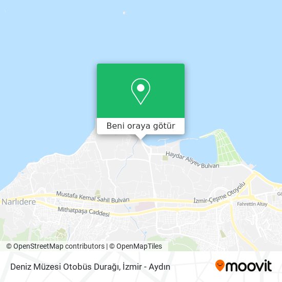 Deniz Müzesi Otobüs Durağı harita