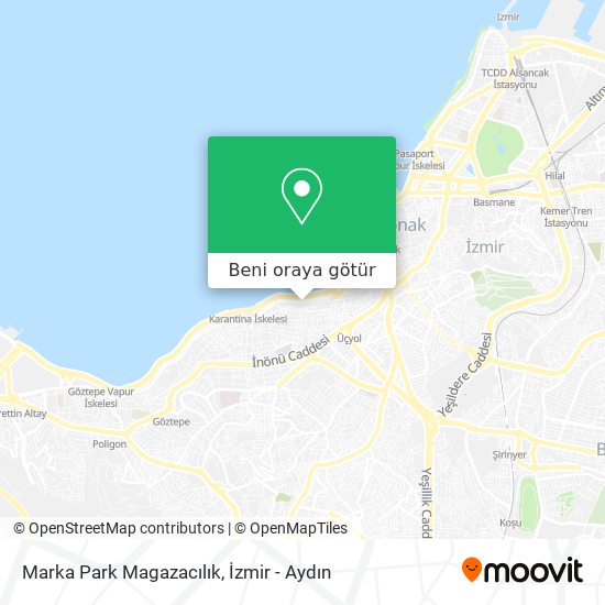 Marka Park Magazacılık harita