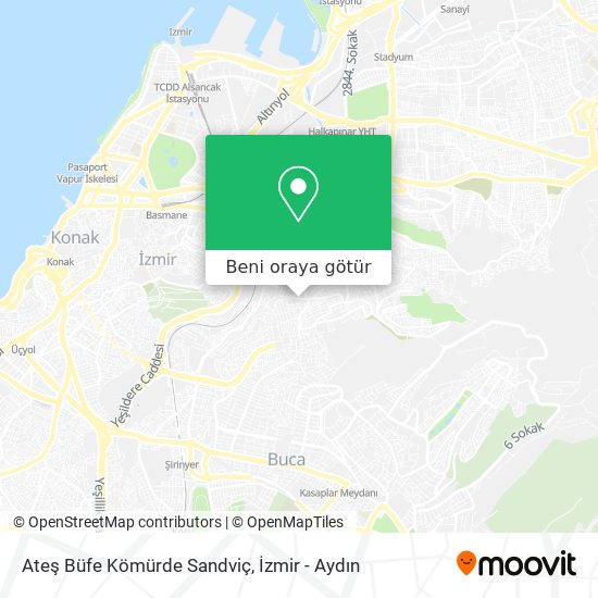 Ateş Büfe Kömürde Sandviç harita