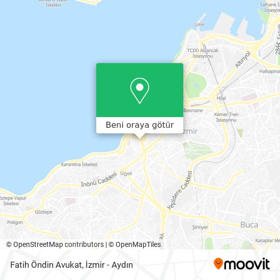 Fatih Öndin Avukat harita