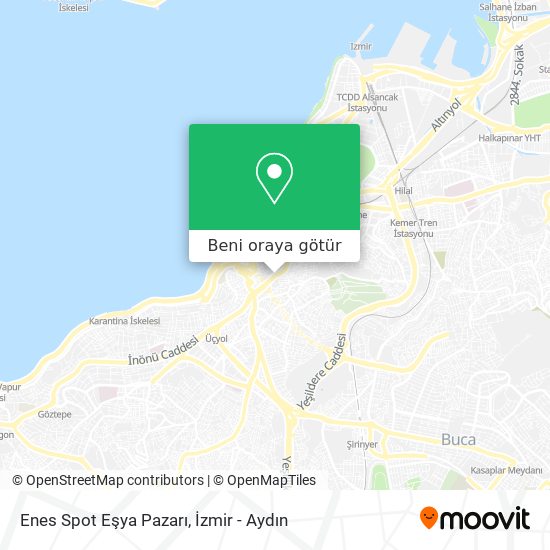 Enes Spot Eşya Pazarı harita
