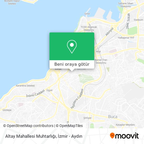 Altay Mahallesi Muhtarlığı harita