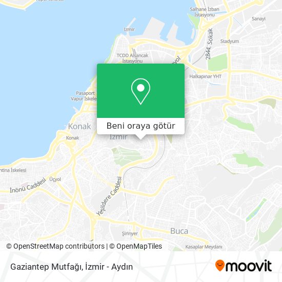 Gaziantep Mutfağı harita