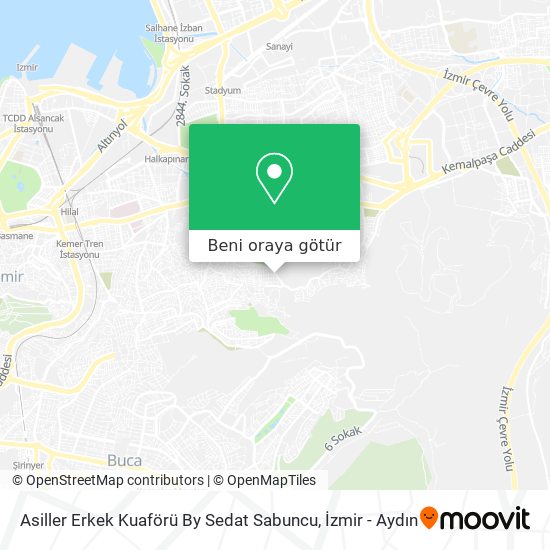 Asiller Erkek Kuaförü By Sedat Sabuncu harita