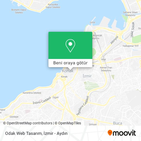 Odak Web Tasarım harita
