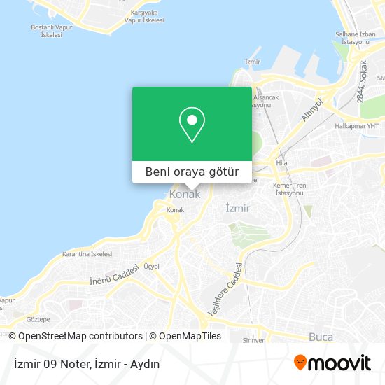 İzmir 09 Noter harita