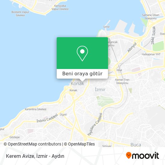 Kerem Avize harita
